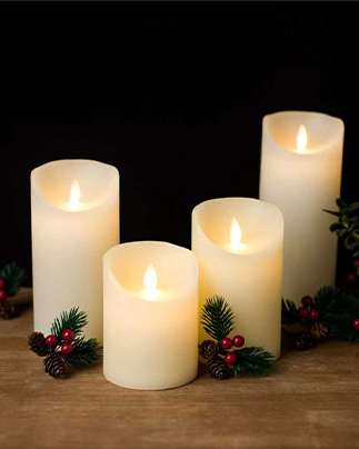 Lilin Tiang Tanpa Api