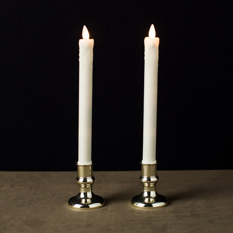 2 Pek Lilin Tirus Tanpa Api Menitis Lilin