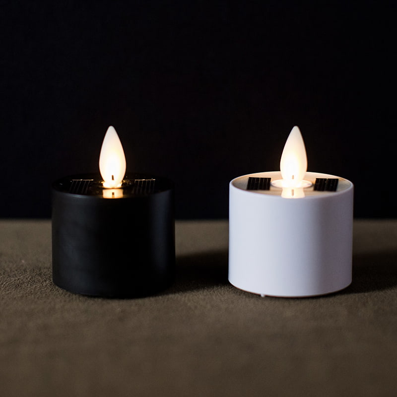Lilin Tealight Tanpa Api LED Solar