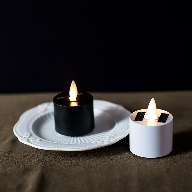 Lilin Tealight Tanpa Api LED Solar