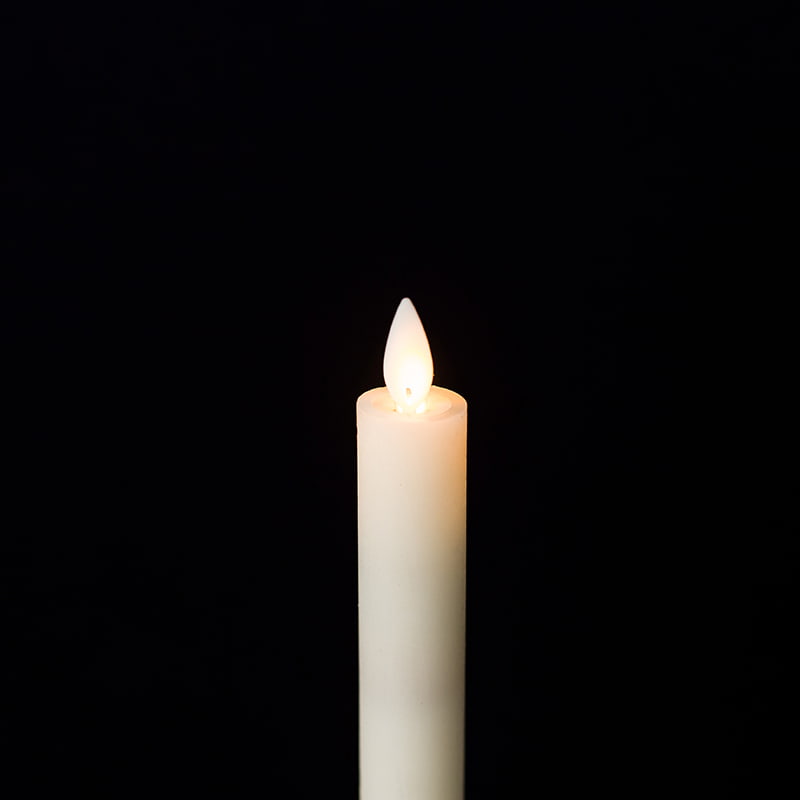 Lilin Tirus Tanpa Flame Berkelip Gading