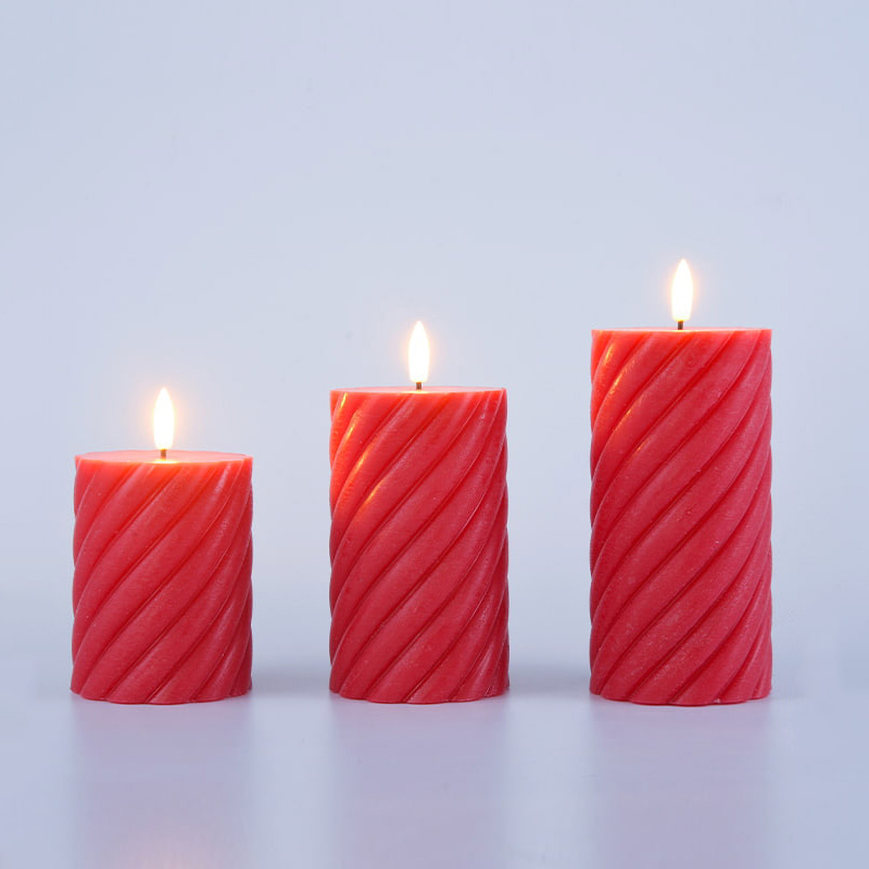 3 Pek Lilin Tiang Tanpa Api Lingkaran Merah 3 Pek Lilin Tiang Tanpa Api Lingkaran Merah